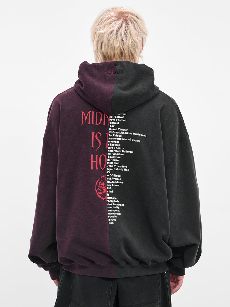 Cut-Up Cradle Of Filth Hoodie (UCF76ZU900BR-BLACK-RED)