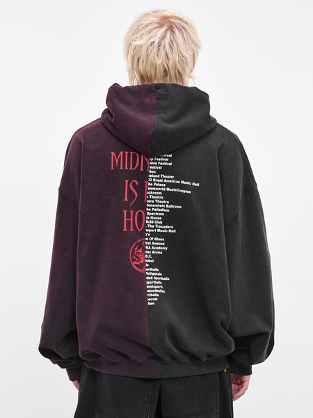 Cut-Up Cradle Of Filth Hoodie (UCF76ZU900BR-BLACK-RED)