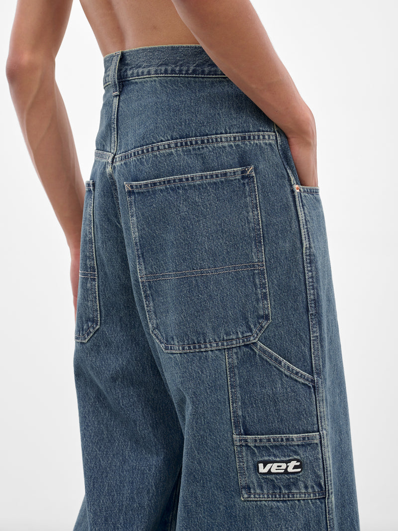 Blue Hip Hop Denim Jeans (UH76DP250VB-VINTAGE-BLUE)