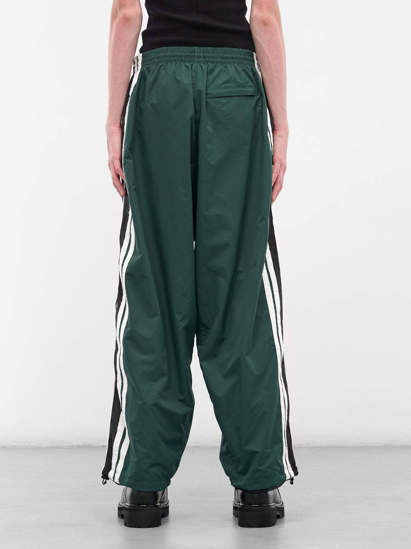Green Nylon Track Pants (UH76GP500E-GREEN-BLACK)