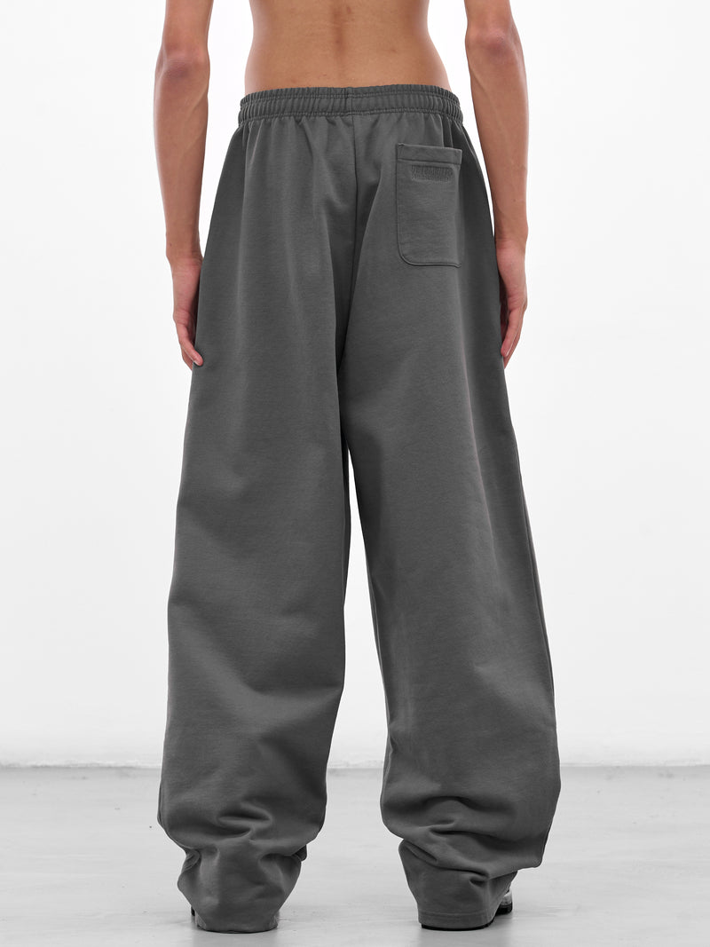 Gray Boxing Logo Baggy Sweatpants (UH76SP160M-MAGNET)
