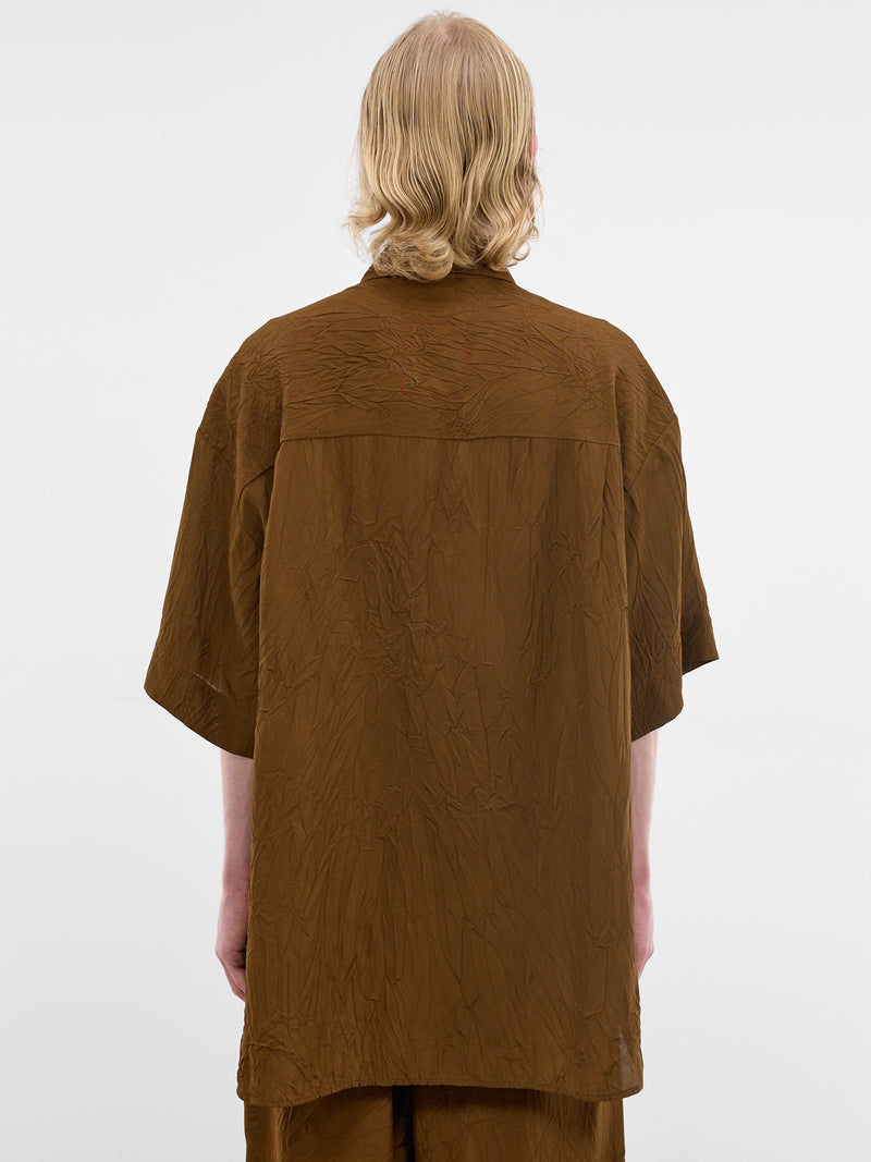 Mustard Oversized Teorya Shirt (UM1529-UW240-MUSTARD)