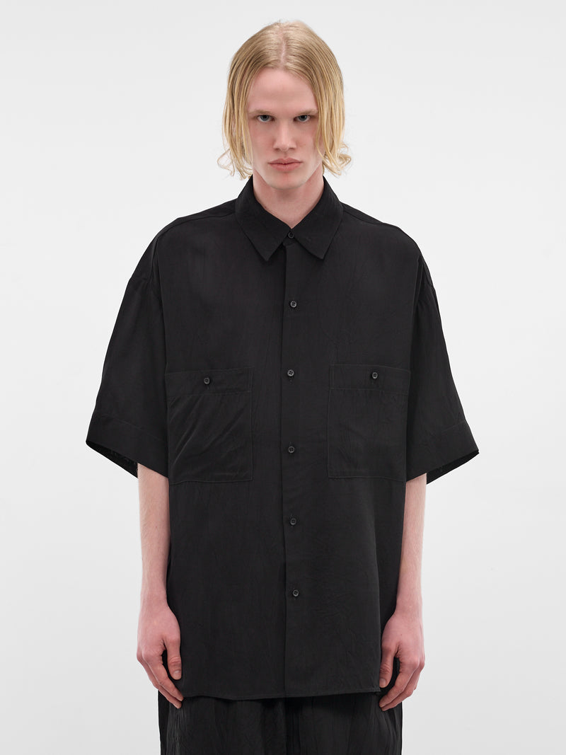 Black Oversized Teorya Shirt (UM1529-UW900-BLACK)