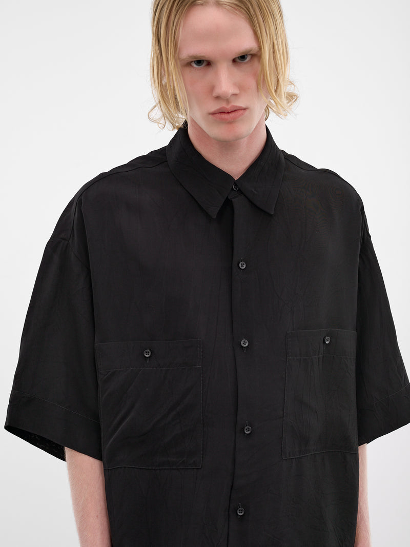 Black Oversized Teorya Shirt (UM1529-UW900-BLACK)