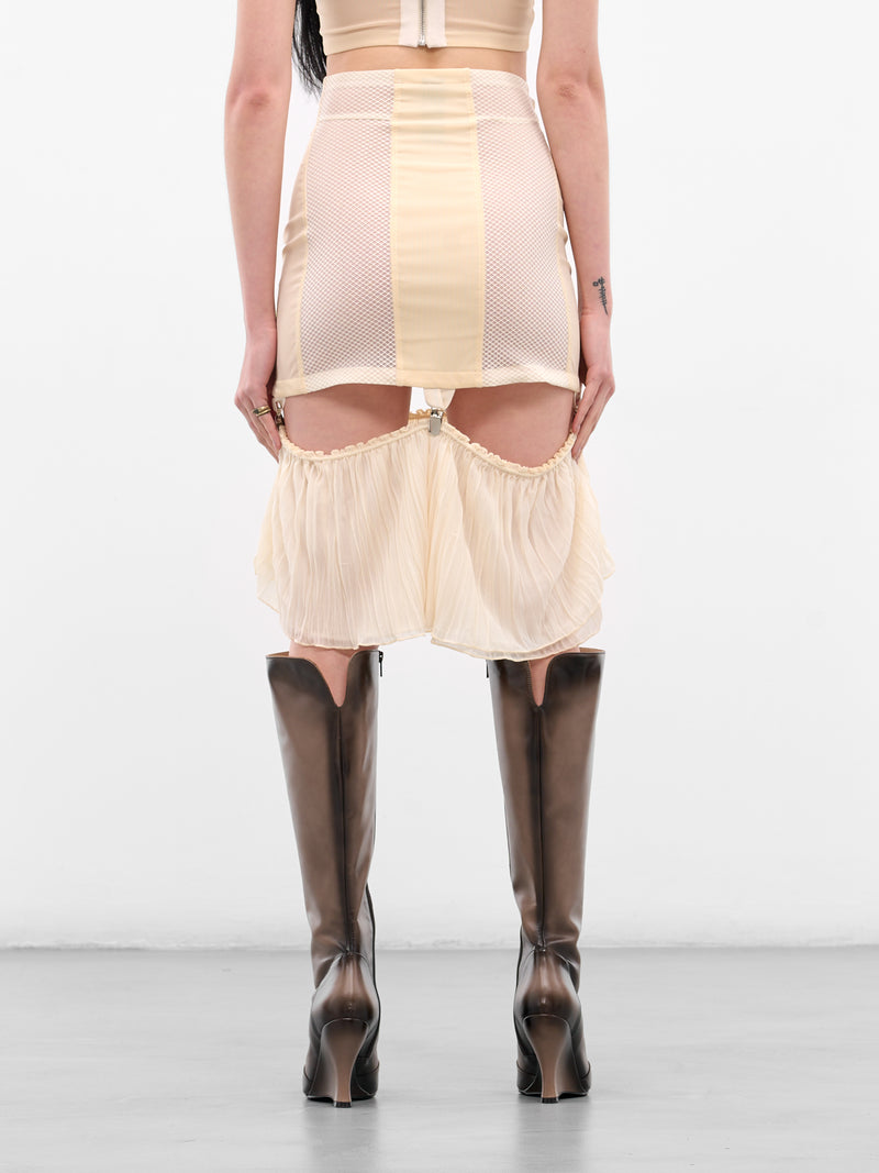 Blonde Uma Girdle Mini Skirt (UMASK0BLO-BLONDE)