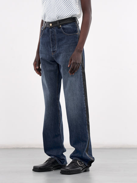 Cargo Trucker Denim Overalls - Blue Blossom | One Teaspoon USA