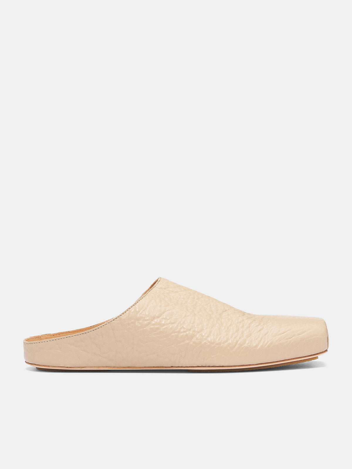 Off-White Leather Ballet Slippers (US9592-UW101-OFFWHITE)