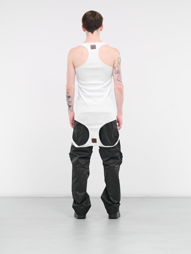 Upside Down Tank Top (UW02-WHITE-RIB)