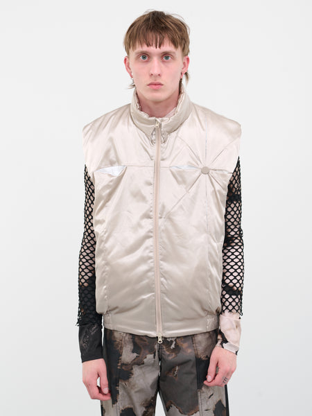 KUSIKOHC | H.Lorenzo|Origami Vest (V01AP-T1075-RAINY), XL / Beige