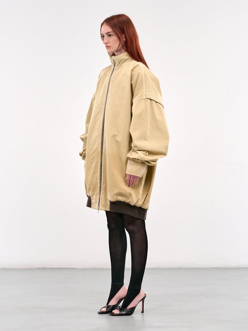 Vance Oversized Zip Blouson (VANCE-BEIGE)
