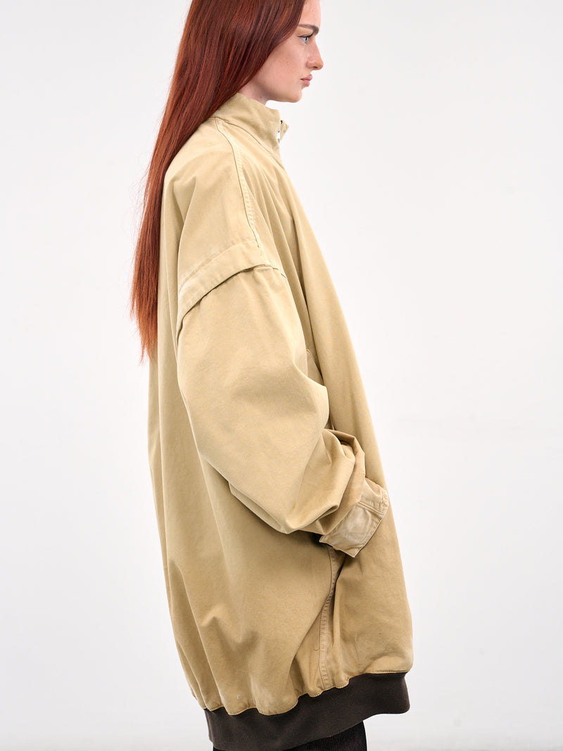 Vance Oversized Zip Blouson (VANCE-BEIGE)