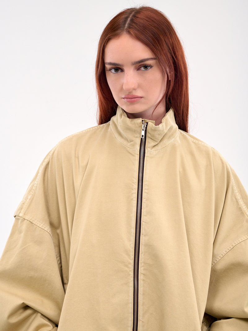 Vance Oversized Zip Blouson (VANCE-BEIGE)