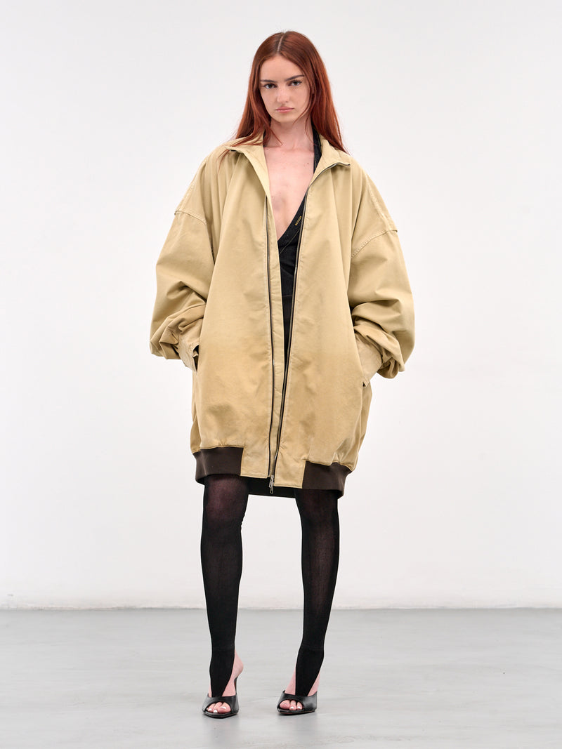 Vance Oversized Zip Blouson (VANCE-BEIGE)