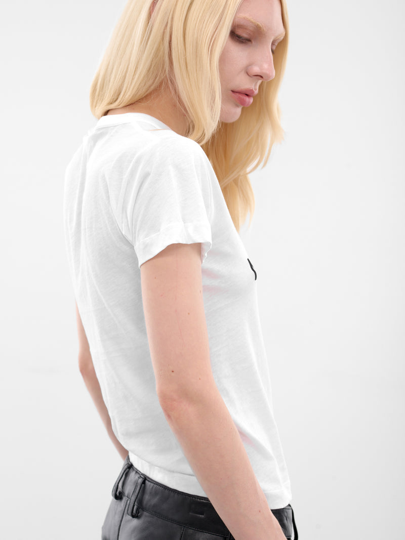 White 'Hate NY' Graphic Tee (VAQ10T004-WHITE)