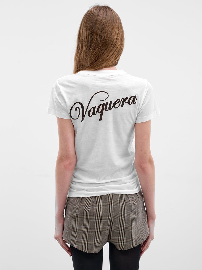 White Cotton Pretty Boy Tee (VAQ11T036-WHITE)