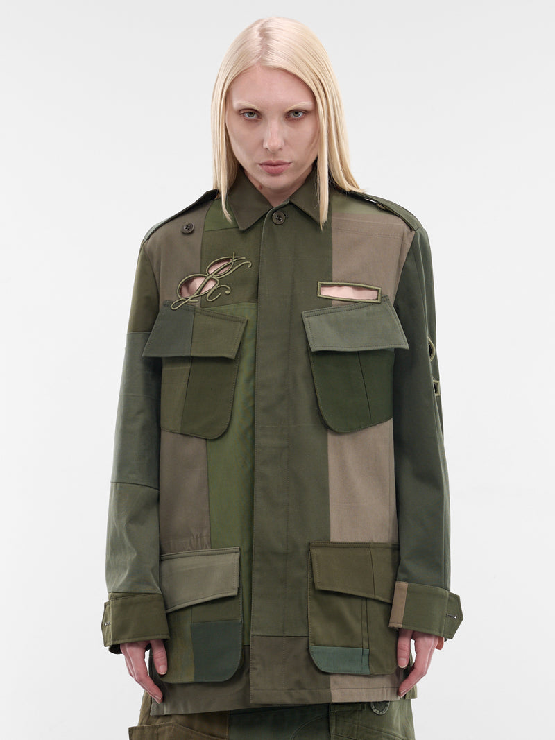 JULIE KEGELS Upcycled Field Jacket | H.Lorenzo - front