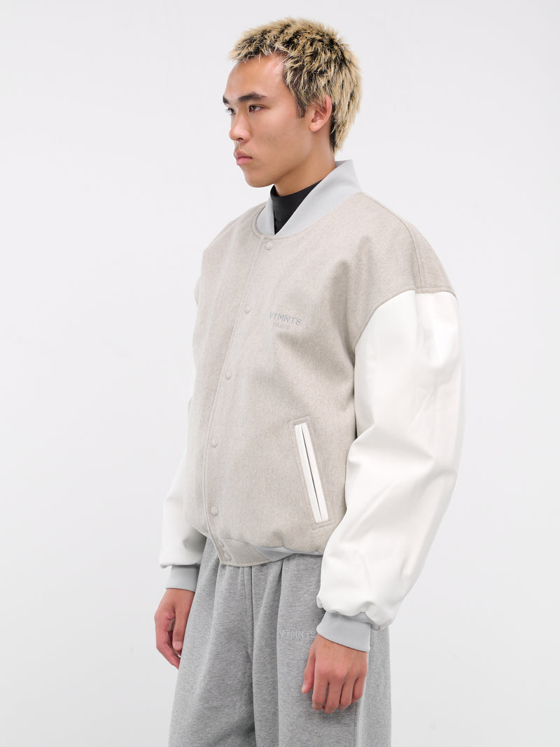 College Varsity Jacket (VL22JA800E-OFF-WHITE)