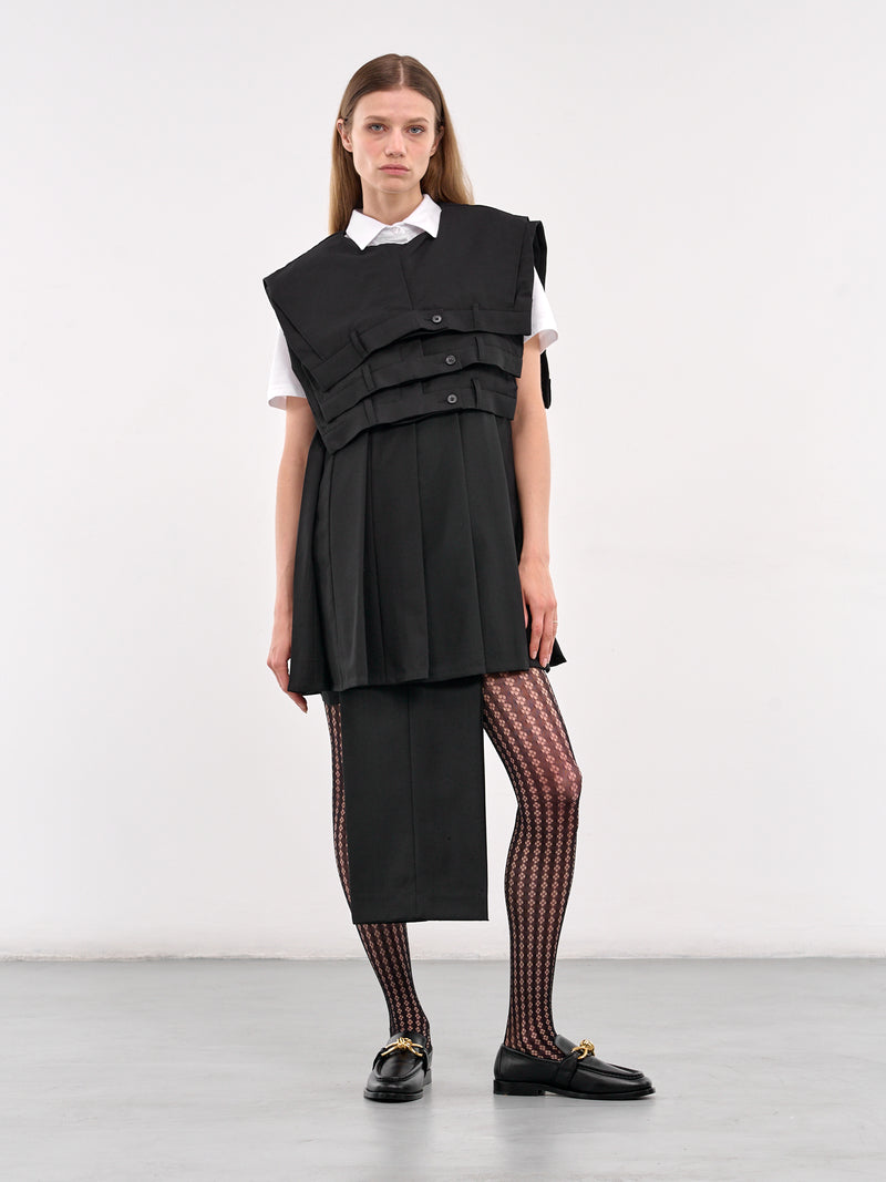 Upside Down Hanger Skirt (W24093UHW2-BLACK)