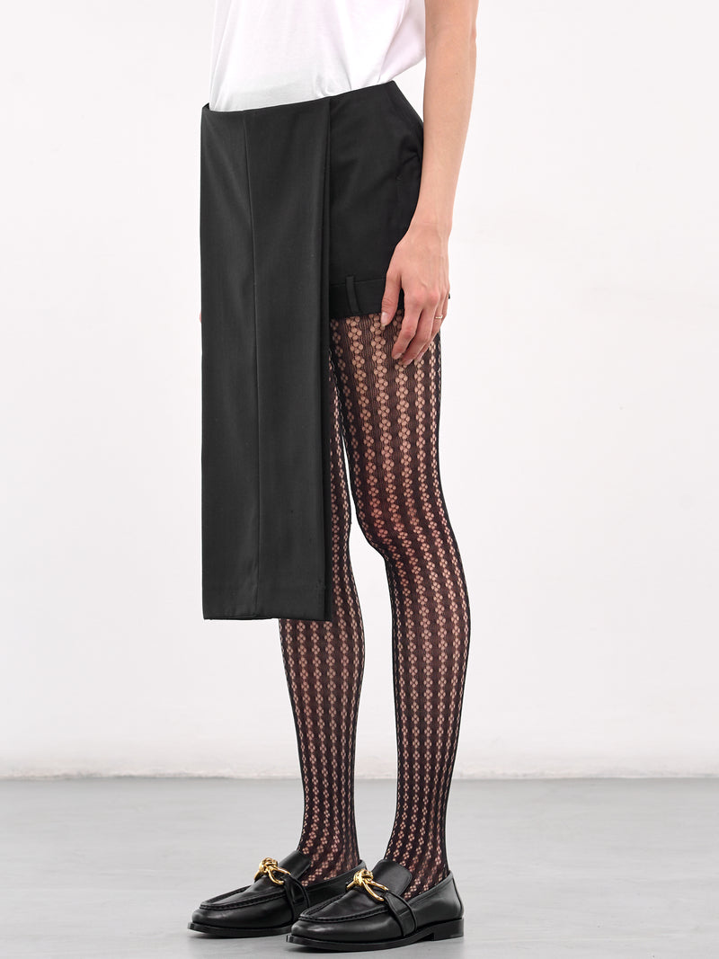 Upside Down Hanger Skirt (W24093UHW2-BLACK)