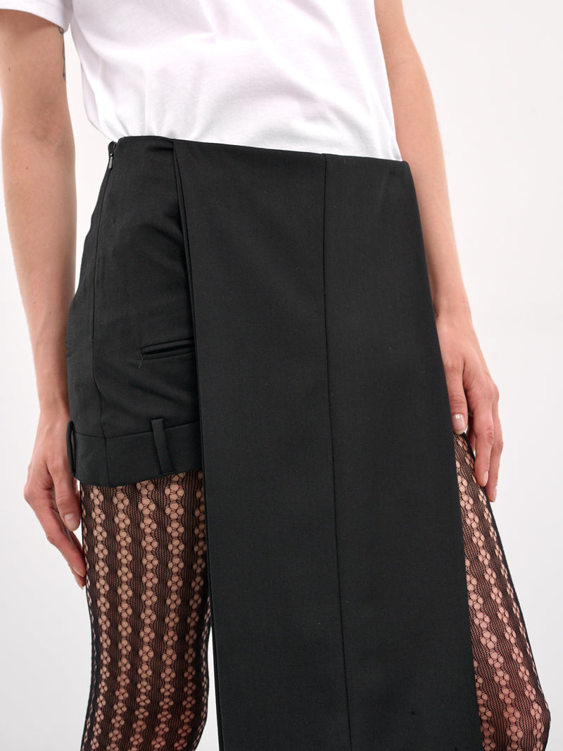Upside Down Hanger Skirt (W24093UHW2-BLACK)