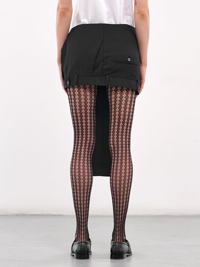 Upside Down Hanger Skirt (W24093UHW2-BLACK)