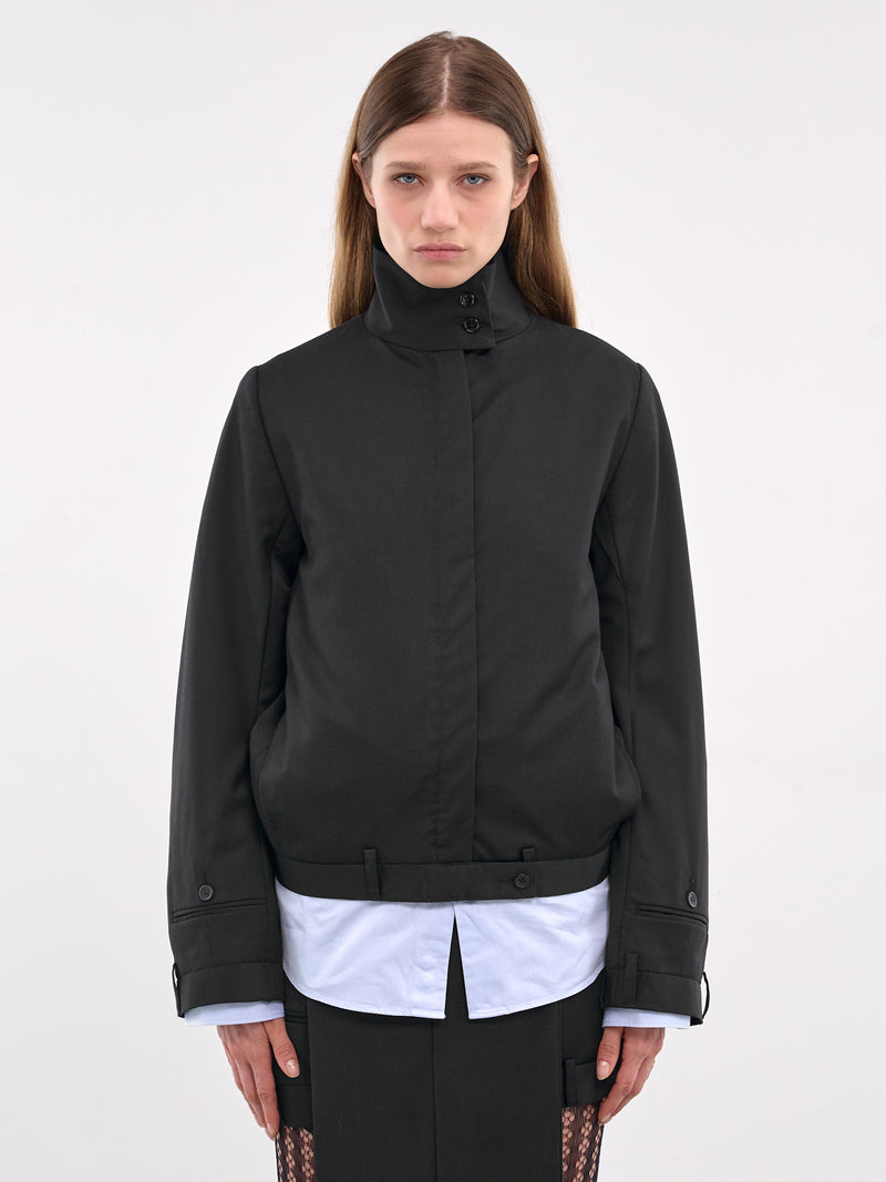 Upside Down Barracuda Jacket (W24096UDB2-BLACK)