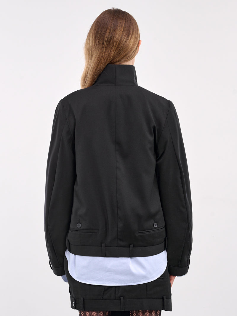 Upside Down Barracuda Jacket (W24096UDB2-BLACK)