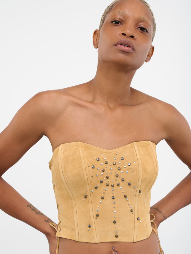 Gusa Bustier Top (W2BH02L0R20-TAN)