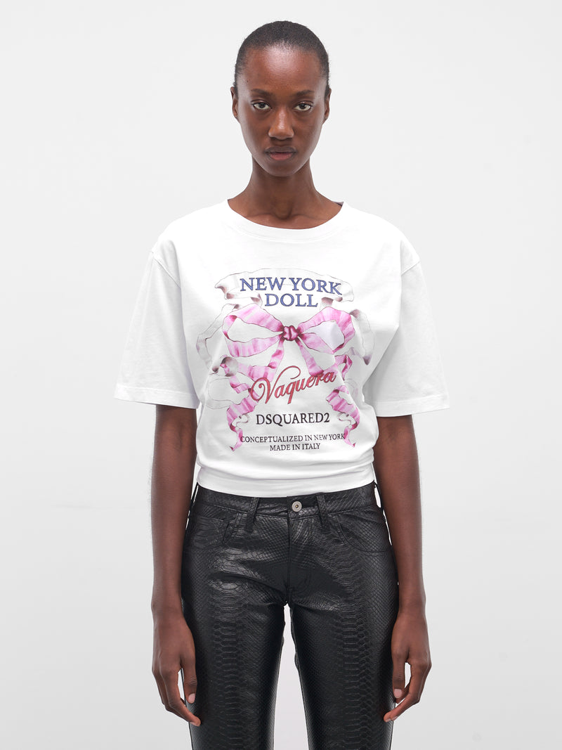 Vaquera White Graphic Tee (W72GD0590-D20020-WHITE)