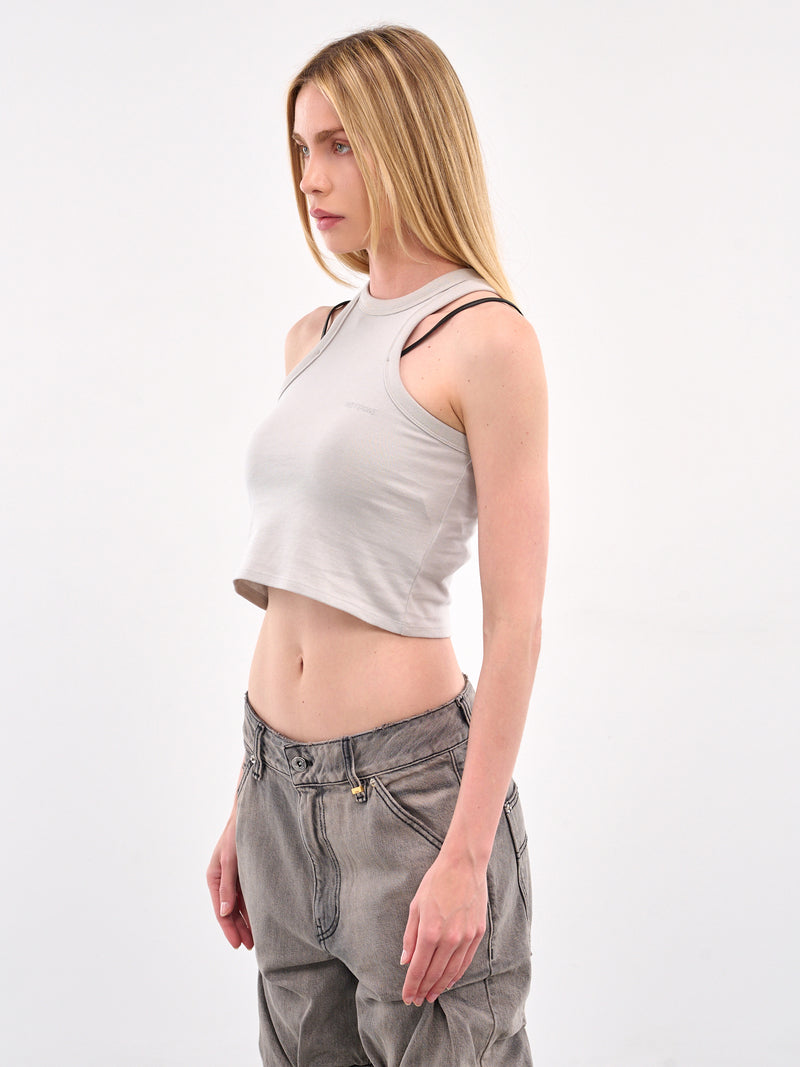 Leather Strap Tank (WD-TT1-25-715-GREY)