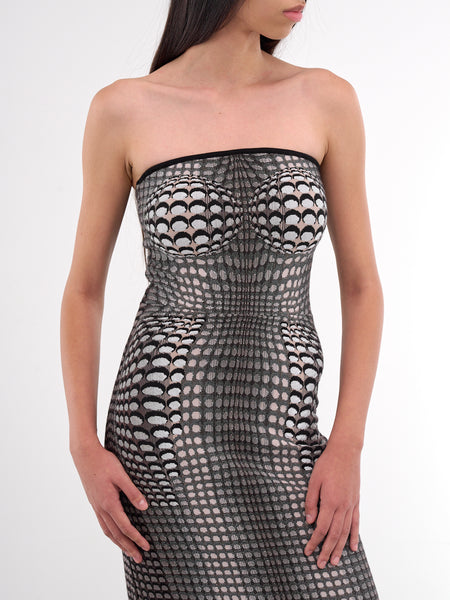 Pantheon Checked Knit Dress
