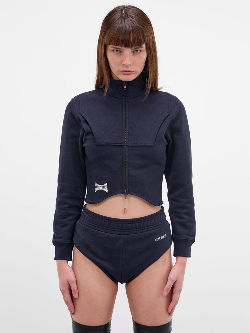 Navy Upside-Down Hoodie Jacket (WE76ZU500N-NAVY)