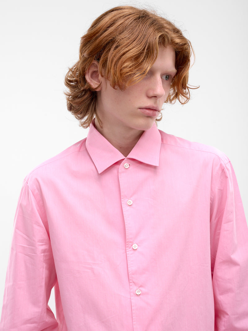 Pink Button-Up Shirt (WQ-B015-S26-PINK)