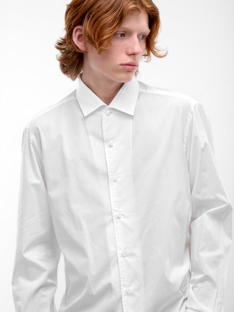 White Button-Up Shirt (WQ-B015-S26-WHITE)