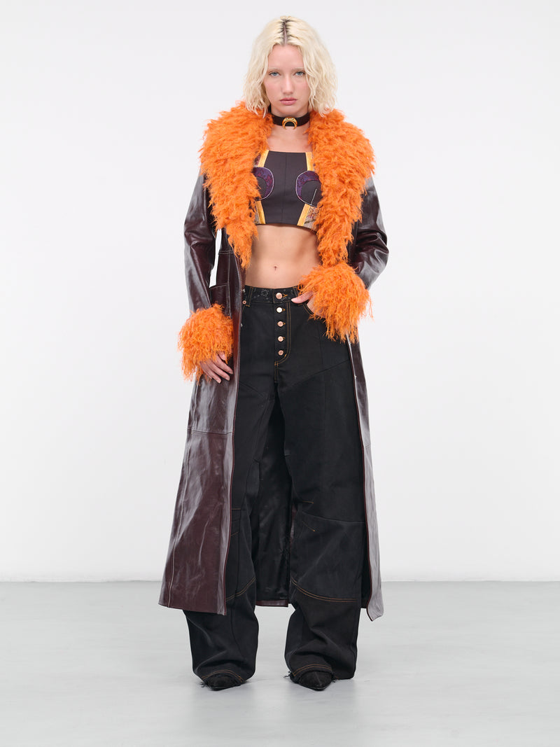 Regenerated Patchwork Tapestry Bustier (WTO031-DWOV0010-MU00-MULTI)