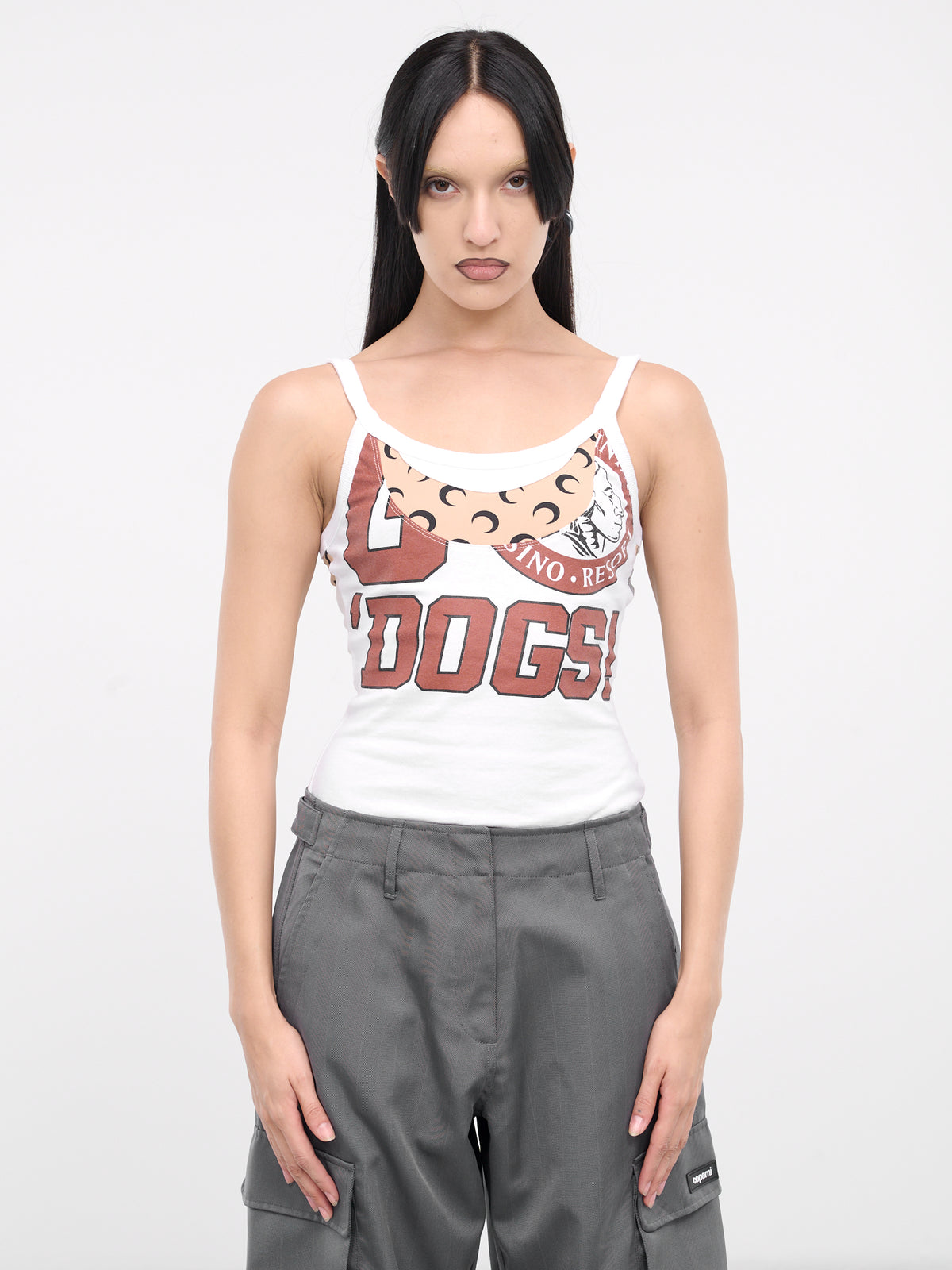 Regenerated Graphic Tank Top (WTT004-UJER0003-WHITE)