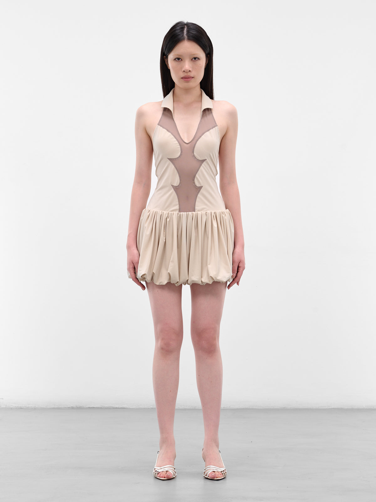RUI Bubble Mini Dress | H.Lorenzo - front