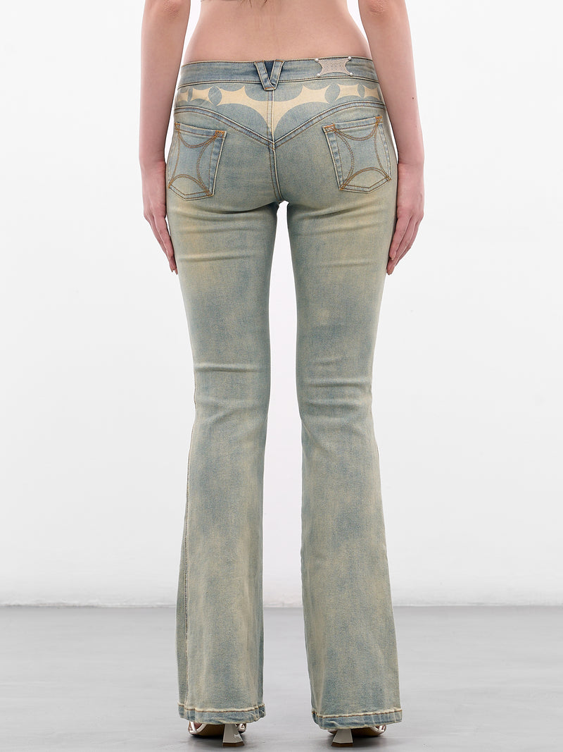 RUI Denim Flare Jeans | H.Lorenzo - back