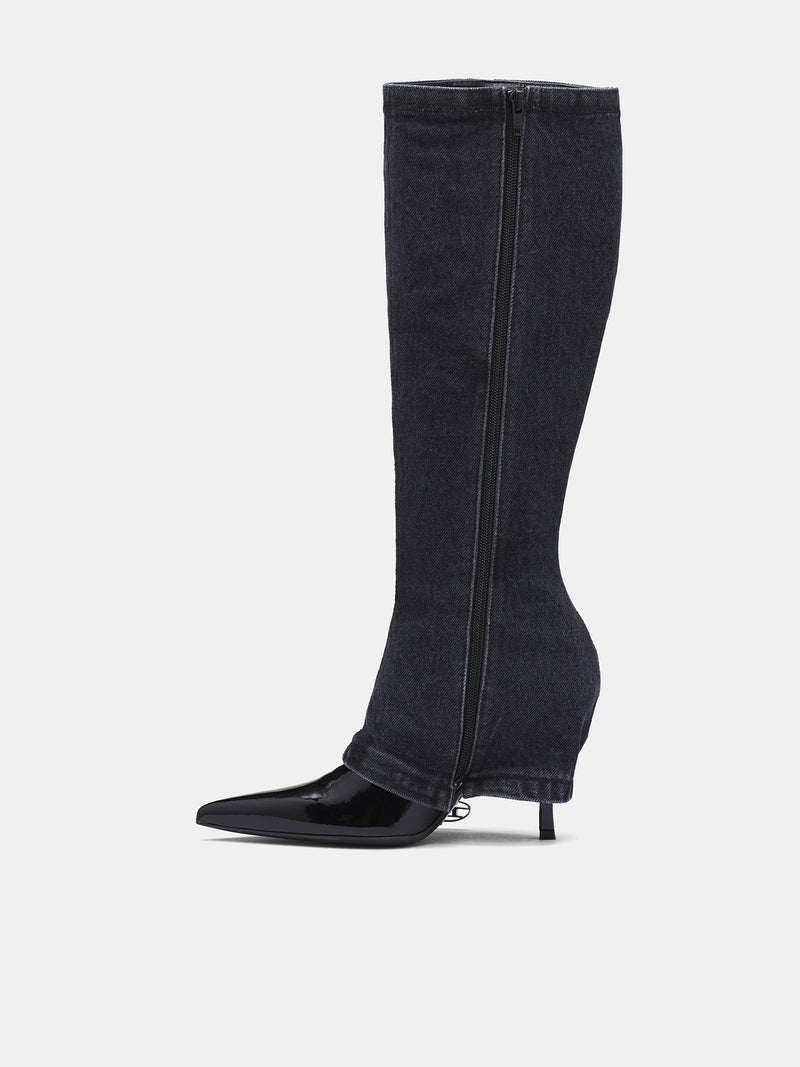 D-Venus Twisted Boots (Y03660-P8254-H5536-BLACK)