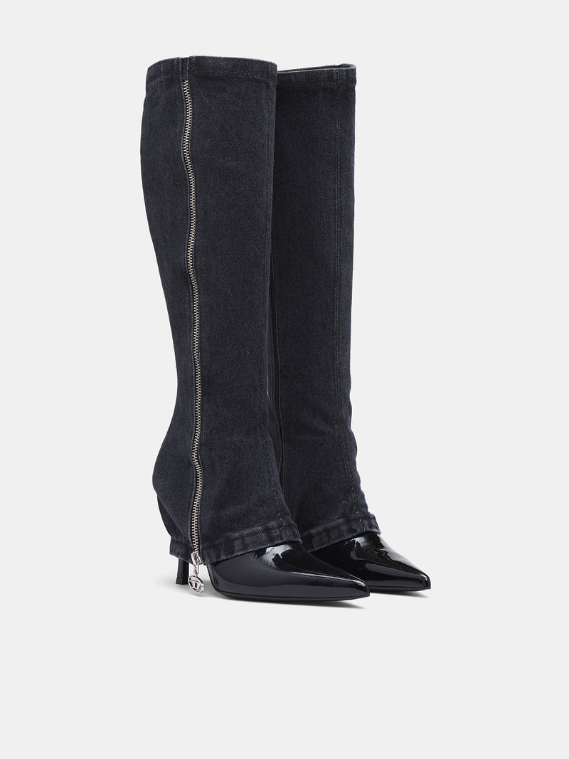 D-Venus Twisted Boots (Y03660-P8254-H5536-BLACK)