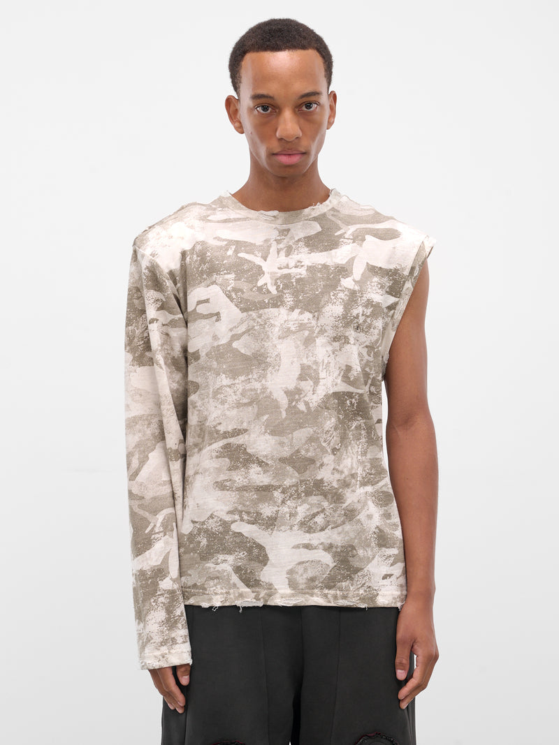 Khaki Camo One-Arm Long Sleeve (YAW25-DO-TTT-SNOW-CAMO)