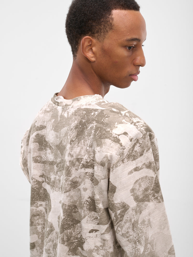 Khaki Camo One-Arm Long Sleeve (YAW25-DO-TTT-SNOW-CAMO)