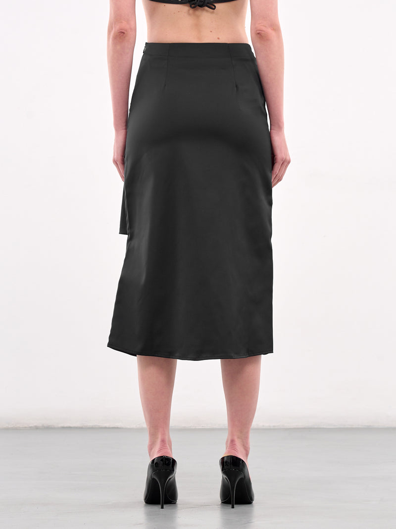 Cut-Out Midi Skirt (YR005SK05-NAVY)