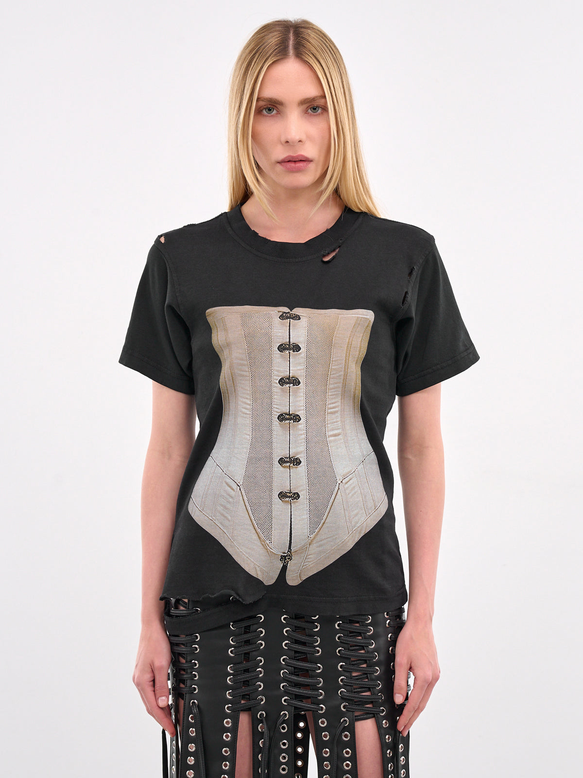 OnlyFans Trompe L'oeil Corset Tee (YR005TP09-BLACK)
