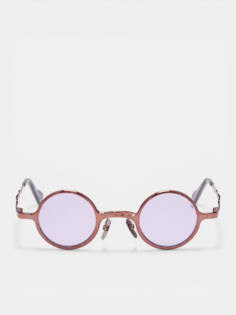 Z17 Circular Metal Sunglasses (Z17-39-27-BZ-LILAC)