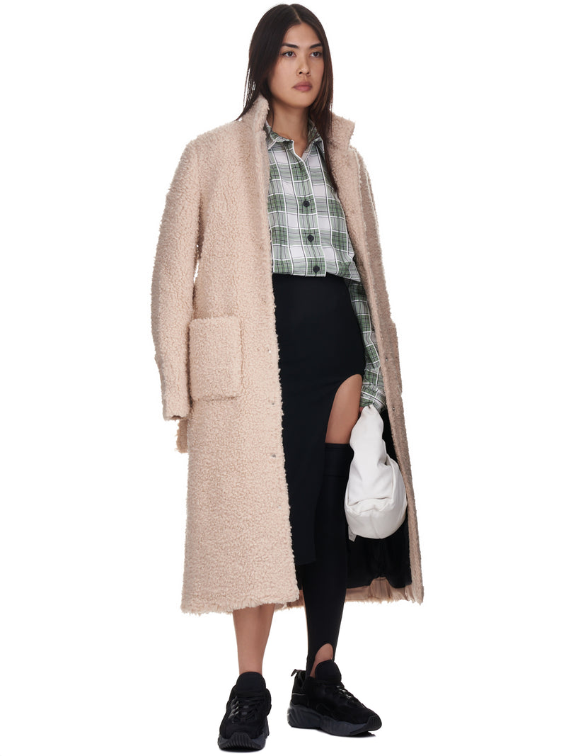 Markoo Oversized Check Shirt | H. Lorenzo - styled