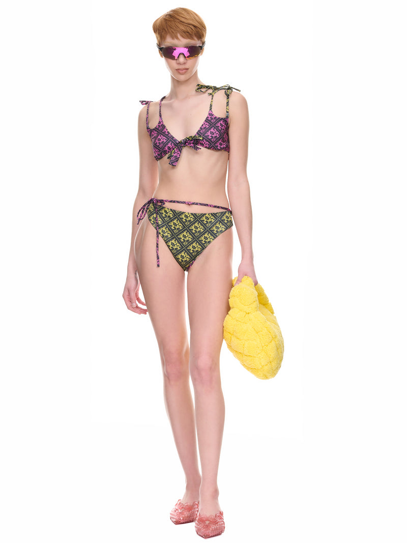 Double Delight Bikini Bottoms (2150B-DOUBLE-DELIGHT-PINK-FLOR)