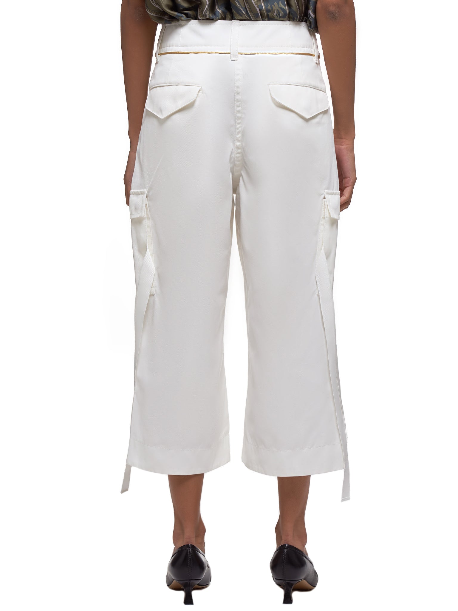 Cropped Trousers (04855-101-WHITE)