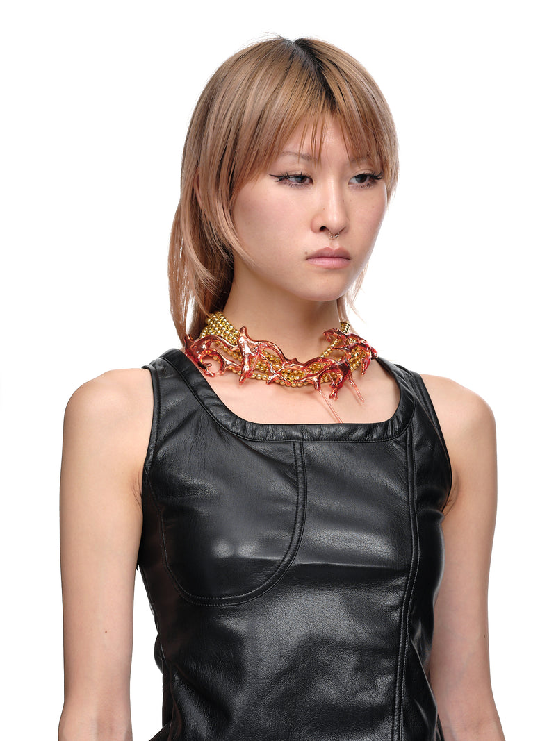 Swirl Necklace (CHO-COR-OS-PEACH-CORAL)