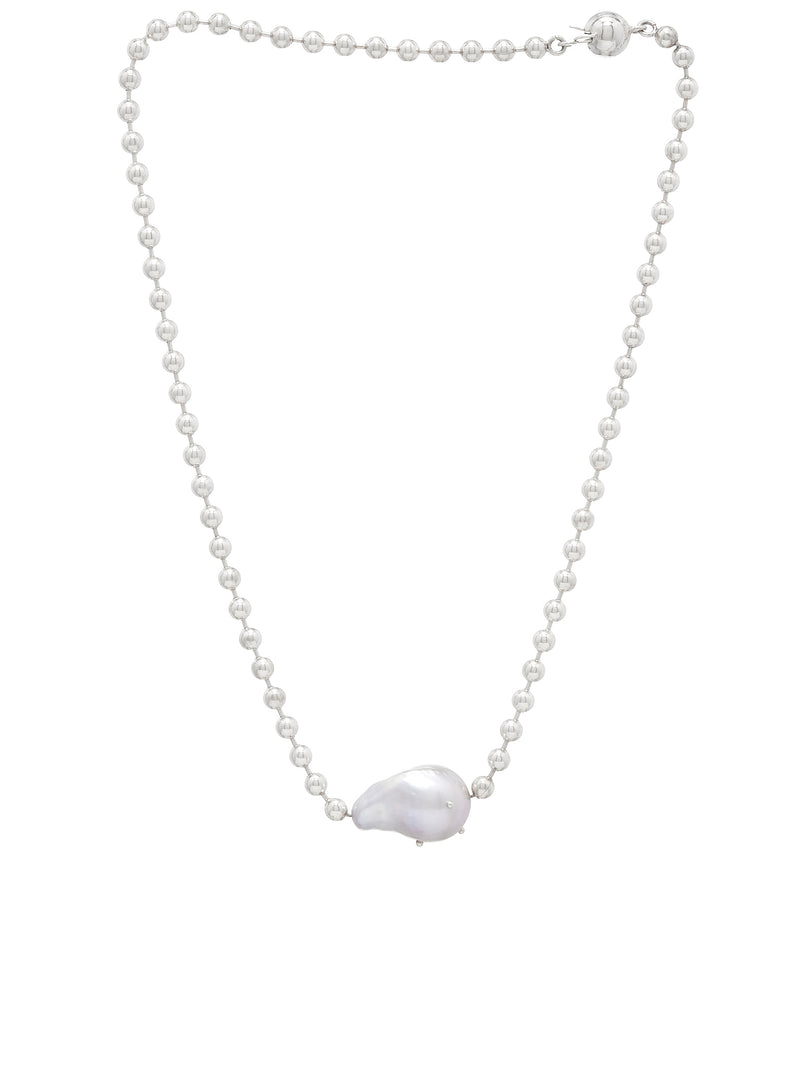 One Perlita Necklace (1-PERLITA-GREY-PEARL)